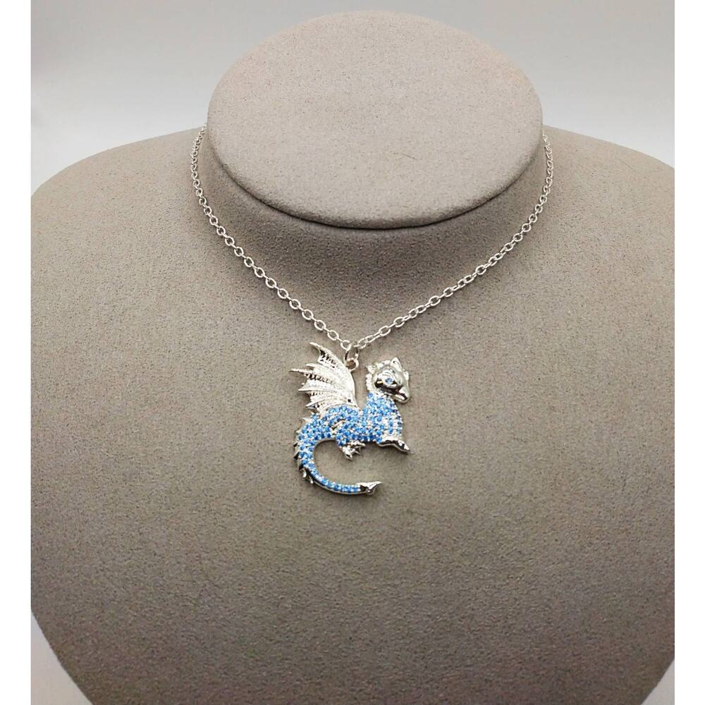 Alter Image Baby Dragon Necklace Crystal Stainless Steel 17"+2" Extender